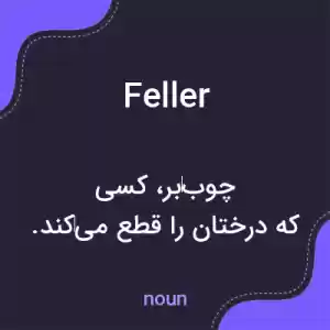 معنی feller به فارسی معنی feller به فارسی