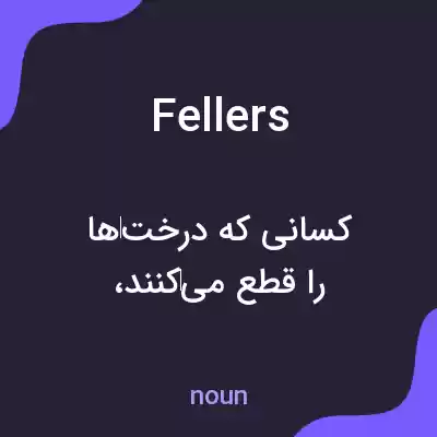 معنی fellers به فارسی معنی fellers به فارسی