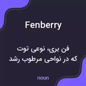 معنی fenberry به فارسی معنی fenberry به فارسی
