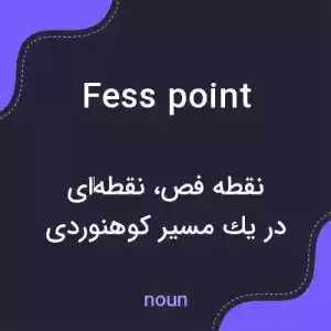 معنی fess point به فارسی معنی fess point به فارسی