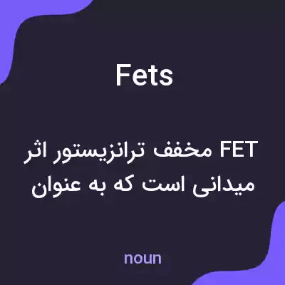 معنی fets به فارسی معنی fets به فارسی