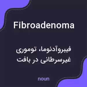 معنی fibroadenoma به فارسی معنی fibroadenoma به فارسی