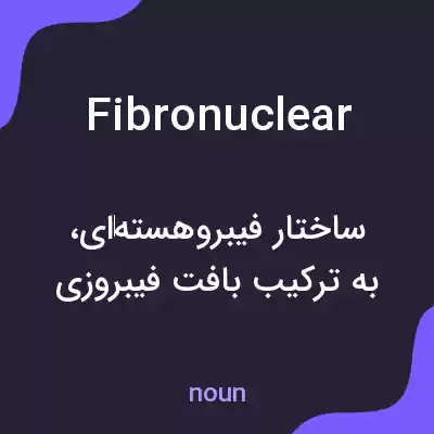 معنی fibronuclear به فارسی معنی fibronuclear به فارسی
