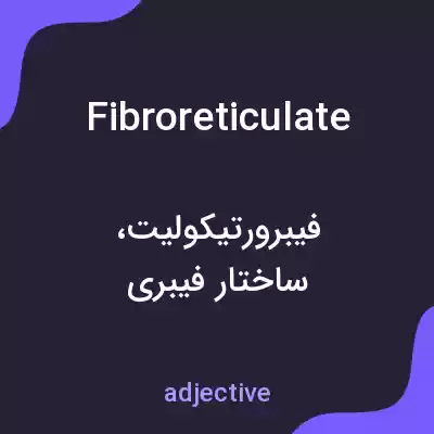 معنی fibroreticulate به فارسی معنی fibroreticulate به فارسی