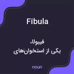 معنی fibula به فارسی معنی fibula به فارسی