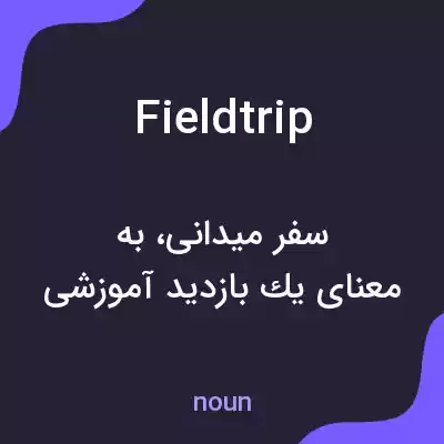 معنی field trip به فارسی معنی field trip به فارسی