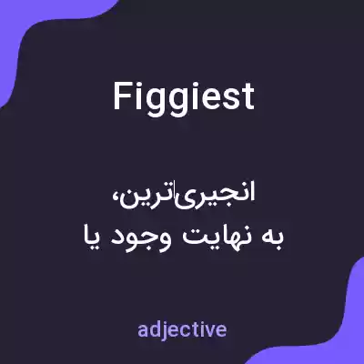 معنی figgiest به فارسی معنی figgiest به فارسی