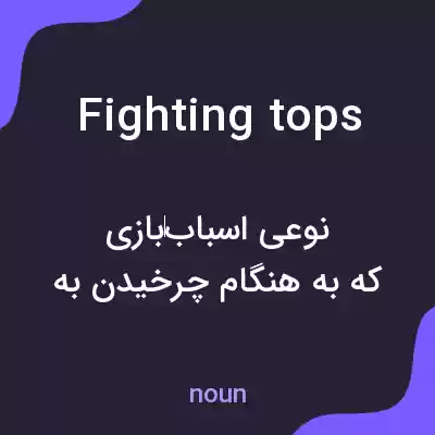 معنی fighting tops به فارسی معنی fighting tops به فارسی