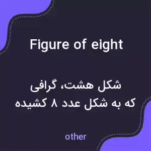 معنی figure of eight به فارسی معنی figure of eight به فارسی