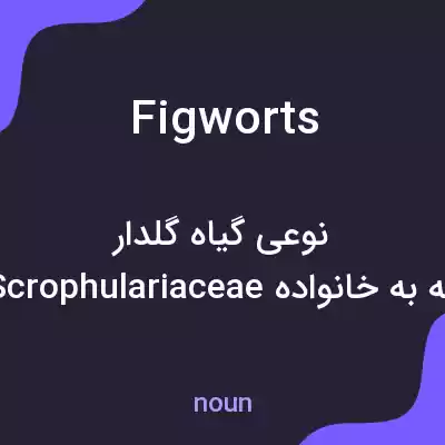 معنی figworts به فارسی معنی figworts به فارسی