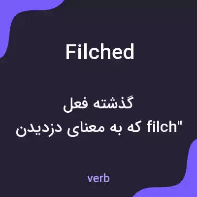 معنی filched به فارسی معنی filched به فارسی