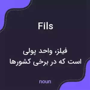 معنی fils به فارسی