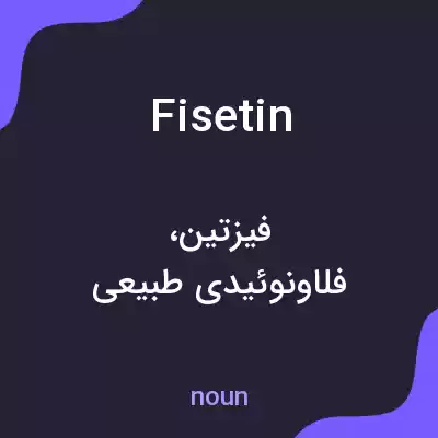 معنی fisetin به فارسی معنی fisetin به فارسی