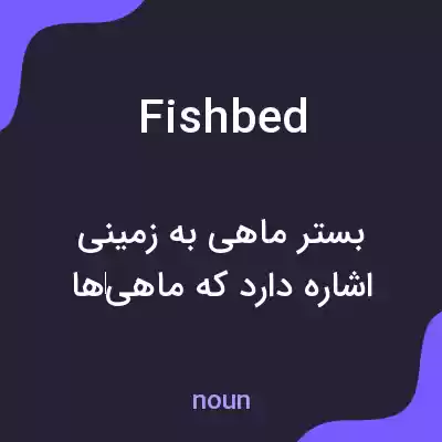 معنی fishbed به فارسی معنی fishbed به فارسی
