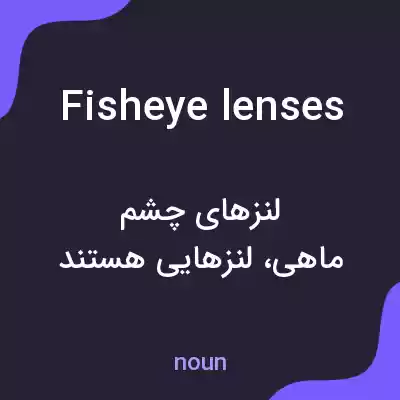 معنی fisheye lenses به فارسی معنی fisheye lenses به فارسی