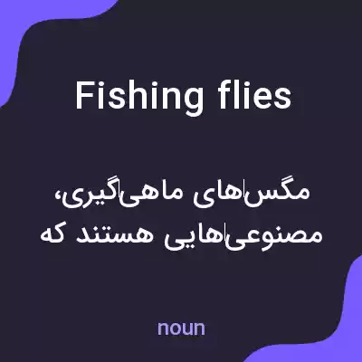 معنی fishing flies به فارسی معنی fishing flies به فارسی
