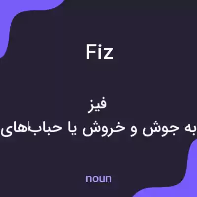 معنی fiz به فارسی معنی fiz به فارسی
