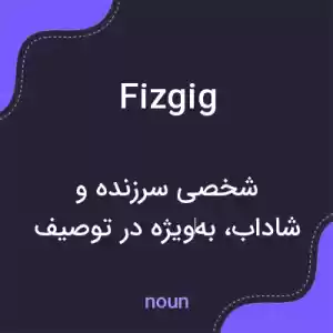 معنی fizgig به فارسی معنی fizgig به فارسی