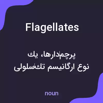 معنی flagellates به فارسی معنی flagellates به فارسی