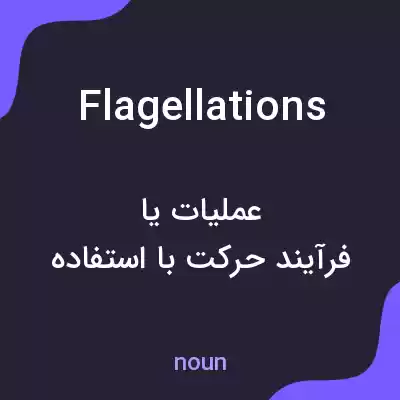 معنی flagellations به فارسی معنی flagellations به فارسی
