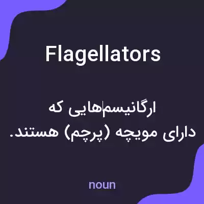 معنی flagellators به فارسی معنی flagellators به فارسی