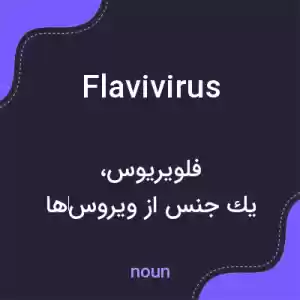 معنی flavivirus به فارسی معنی flavivirus به فارسی
