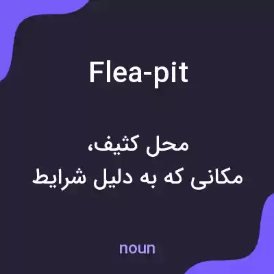 معنی flea-pit به فارسی معنی flea-pit به فارسی