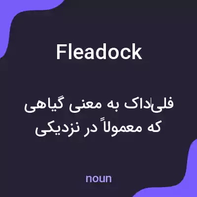 معنی fleadock به فارسی معنی fleadock به فارسی