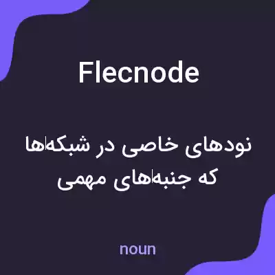 معنی flecnode به فارسی