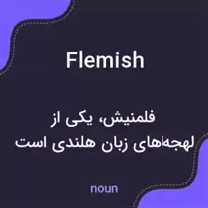 معنی flemish به فارسی