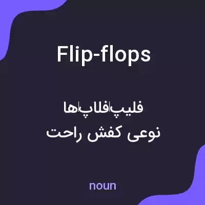 معنی flip-flops به فارسی معنی flip-flops به فارسی