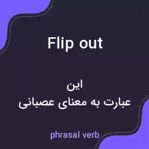 معنی flip out به فارسی معنی flip out به فارسی