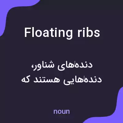 معنی floating ribs به فارسی معنی floating ribs به فارسی