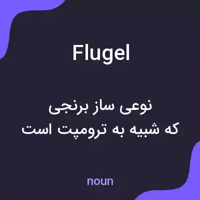 معنی flugel به فارسی معنی flugel به فارسی
