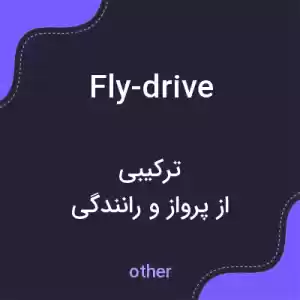 معنی fly-drive به فارسی