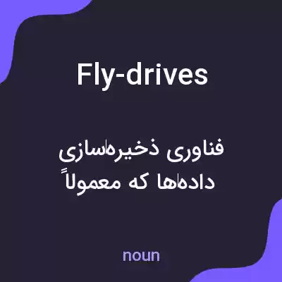 معنی fly-drives به فارسی معنی fly-drives به فارسی