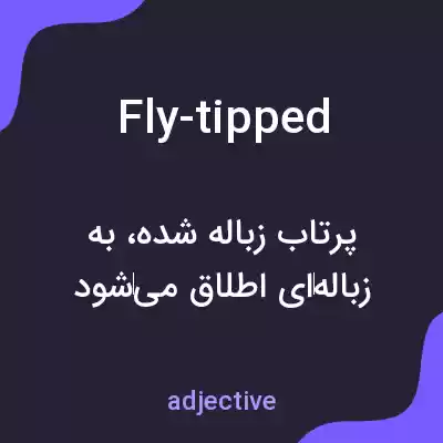 معنی fly-tipped به فارسی معنی fly-tipped به فارسی