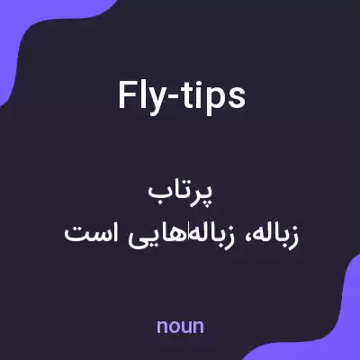معنی fly-tips به فارسی معنی fly-tips به فارسی