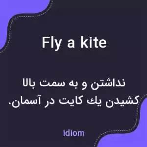 معنی fly a kite به فارسی معنی fly a kite به فارسی
