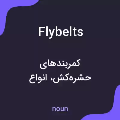 معنی flybelts به فارسی معنی flybelts به فارسی