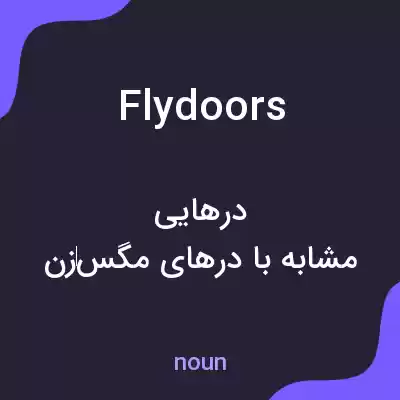 معنی flydoors به فارسی معنی flydoors به فارسی