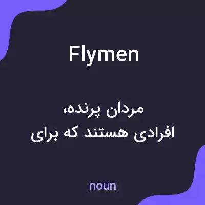 معنی flymen به فارسی معنی flymen به فارسی