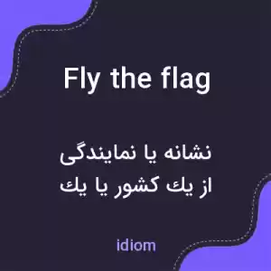 معنی fly the flag به فارسی معنی fly the flag به فارسی
