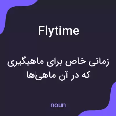 معنی flytime به فارسی معنی flytime به فارسی