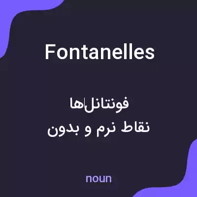 معنی fontanelles به فارسی معنی fontanelles به فارسی