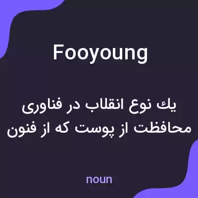 معنی fooyoung به فارسی معنی fooyoung به فارسی