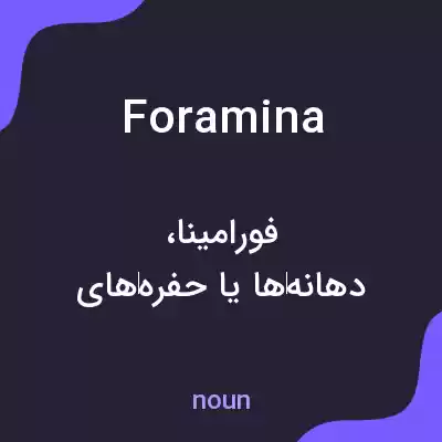معنی foramina به فارسی معنی foramina به فارسی