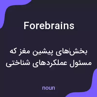 معنی forebrains به فارسی معنی forebrains به فارسی