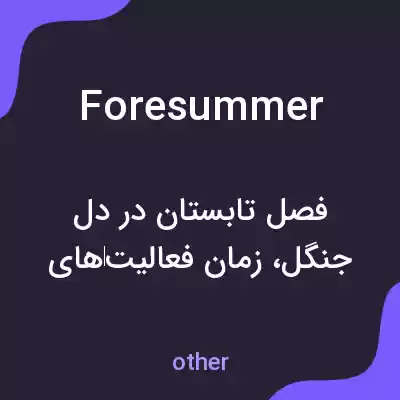 معنی foresummer به فارسی معنی foresummer به فارسی