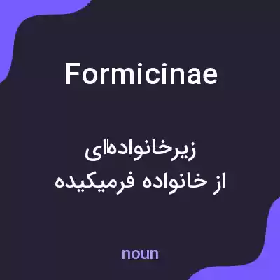 معنی formicinae به فارسی معنی formicinae به فارسی